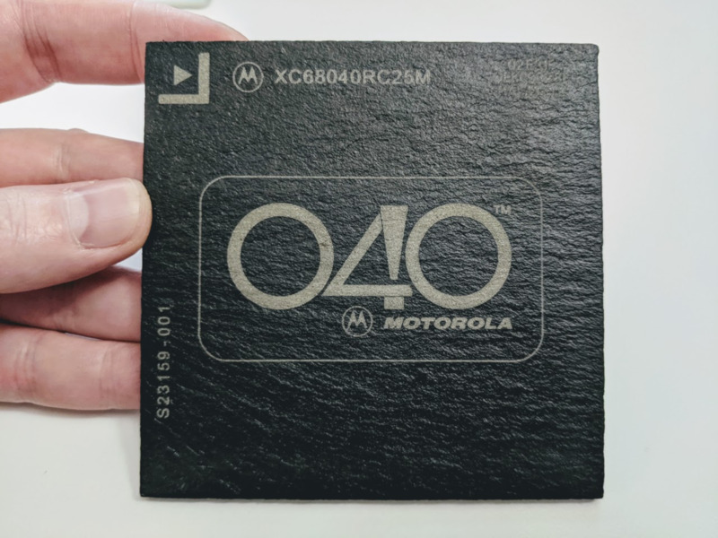 Motorola XC68040RC25M (custom design)